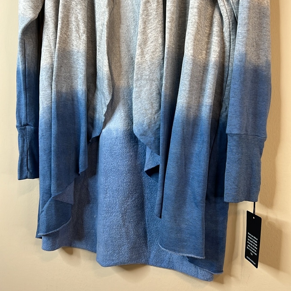 Revolve Michael Lauren waterfall ombré open front cardigan NWT - Picture 4 of 8